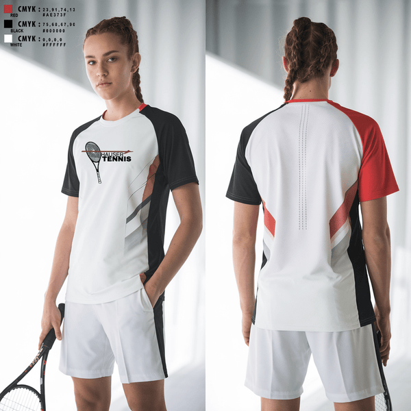 Short Sleeve Performance Shirt, Hauser High School Tennis, Tennis, Teamtime, Team time, sublimation, custom sports apparel, team uniforms, spirit wear, spiritwear, sports uniforms, custom shirts, team store, custom team store, fundraiser sports, apparel fundraiser