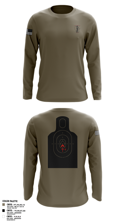 WIARNG Marksmanship 12854544 Long Sleeve Performance Shirt 111