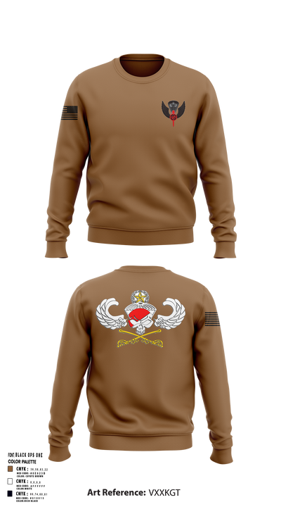 Dog troop 1-509th 97427041 Crew Neck Sweatshirt - 101