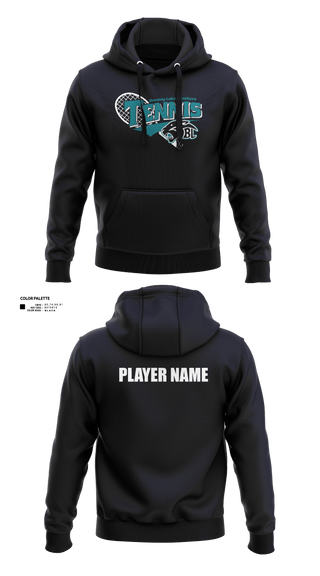 Hoodie, Bonney Lake Panthers Tennis, Tennis, Teamtime, Team time, sublimation, custom sports apparel, team uniforms, spirit wear, spiritwear, sports uniforms, custom shirts, team store, custom team store, fundraiser sports, apparel fundraiser