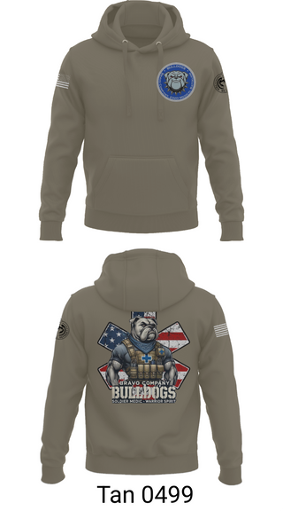 Hoodie, Bravo Company Bulldogs, , Teamtime, Team time, sublimation, custom sports apparel, team uniforms, spirit wear, spiritwear, sports uniforms, custom shirts, team store, custom team store, fundraiser sports, apparel fundraiser
