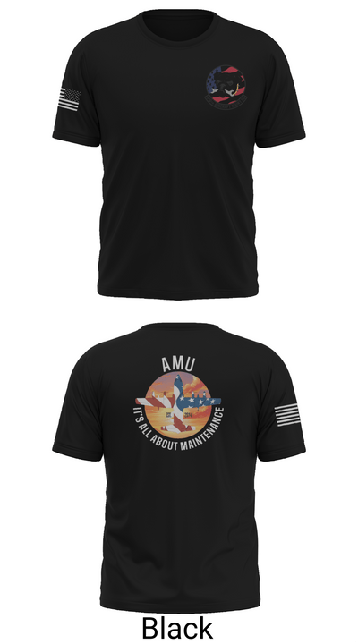 910th AMXS 63315708 Short Sleeve Performance Shirt - 36