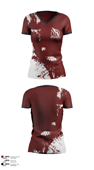 Womens Short Sleeve Vneck Shirt, AYSO 665, Spirit Store, Teamtime, Team time, sublimation, custom sports apparel, team uniforms, spirit wear, spiritwear, sports uniforms, custom shirts, team store, custom team store, fundraiser sports, apparel fundraiser