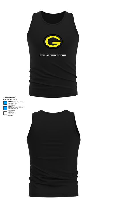 Goodland Cowboys Tennis 92635986 Tank Top - 32