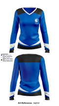 Exeter Township Senior High School Field Hockey 20382029 Women's Long Sleeve V-neck Shirt - 1