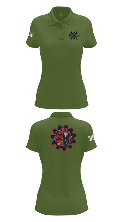 D Co. 2-158th AHB 37941019 Women's Short Sleeve Performance Polo  - 55