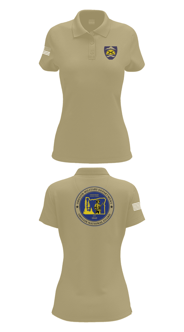 Womens Short Sleeve Performance Polo, JFHQ, Army, Teamtime, Team time, sublimation, custom sports apparel, team uniforms, spirit wear, spiritwear, sports uniforms, custom shirts, team store, custom team store, fundraiser sports, apparel fundraiser