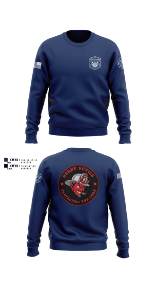 Crew Neck Sweatshirt, South Adams County FD, Fire Department, Teamtime, Team time, sublimation, custom sports apparel, team uniforms, spirit wear, spiritwear, sports uniforms, custom shirts, team store, custom team store, fundraiser sports, apparel fundraiser