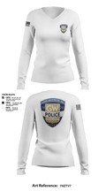GWPD 22334714 Women's Long Sleeve V-neck Shirt - 2