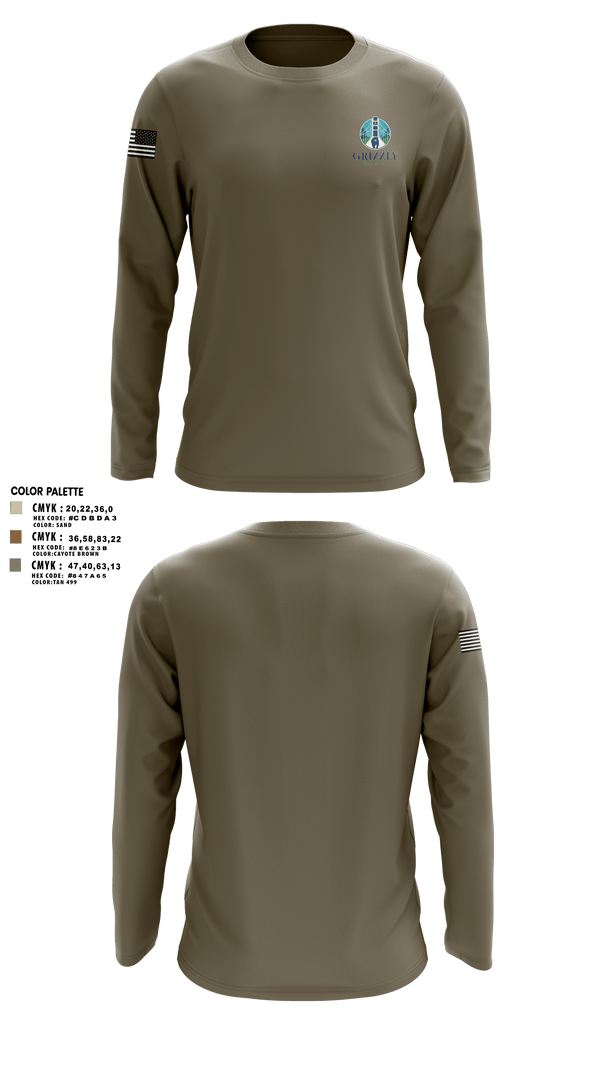Long Sleeve Performance Shirt, Grizzly bay area, , Teamtime, Team time, sublimation, custom sports apparel, team uniforms, spirit wear, spiritwear, sports uniforms, custom shirts, team store, custom team store, fundraiser sports, apparel fundraiser