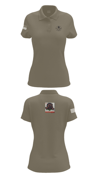 Womens Short Sleeve Performance Polo, 1106th TASMG, , Teamtime, Team time, sublimation, custom sports apparel, team uniforms, spirit wear, spiritwear, sports uniforms, custom shirts, team store, custom team store, fundraiser sports, apparel fundraiser