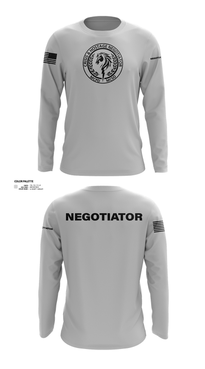 Montgomery County Police CNT 46228172 Long Sleeve Performance Shirt 133