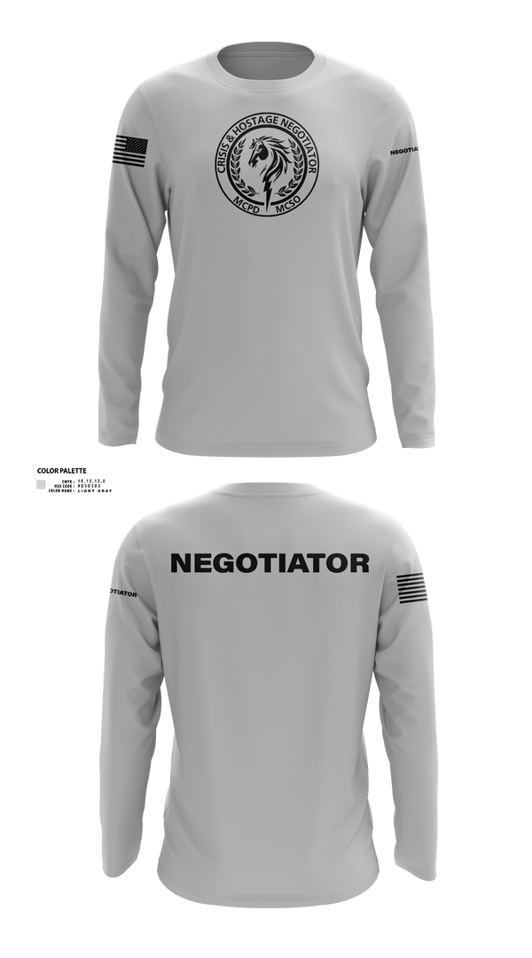 Long Sleeve Performance Shirt, Montgomery County Police CNT, , Teamtime, Team time, sublimation, custom sports apparel, team uniforms, spirit wear, spiritwear, sports uniforms, custom shirts, team store, custom team store, fundraiser sports, apparel fundraiser