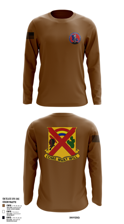 Charley troop 2-108 CAV 33316254 Long Sleeve Performance Shirt 103