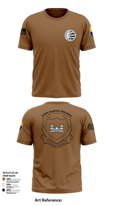 132d MRBC, 579th EN BN, 49th MP DIV 50518216 Short Sleeve Performance Shirt - 102
