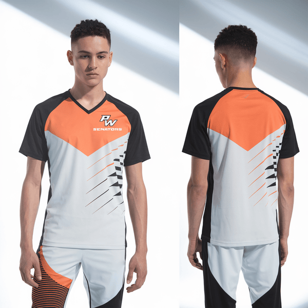 Womens Short Sleeve Vneck Shirt, Portsmouth West Middle School Track and Field, Track & Field, Teamtime, Team time, sublimation, custom sports apparel, team uniforms, spirit wear, spiritwear, sports uniforms, custom shirts, team store, custom team store, fundraiser sports, apparel fundraiser