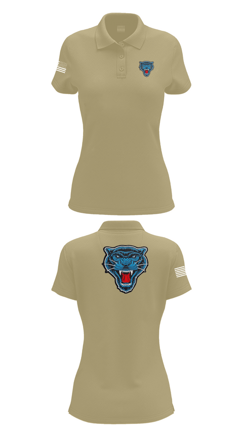 Womens Short Sleeve Performance Polo, Blue Panthers, , Teamtime, Team time, sublimation, custom sports apparel, team uniforms, spirit wear, spiritwear, sports uniforms, custom shirts, team store, custom team store, fundraiser sports, apparel fundraiser