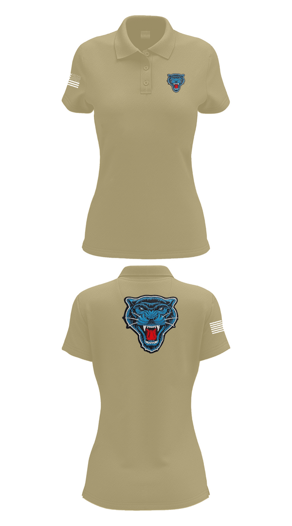 Womens Short Sleeve Performance Polo, Blue Panthers, , Teamtime, Team time, sublimation, custom sports apparel, team uniforms, spirit wear, spiritwear, sports uniforms, custom shirts, team store, custom team store, fundraiser sports, apparel fundraiser