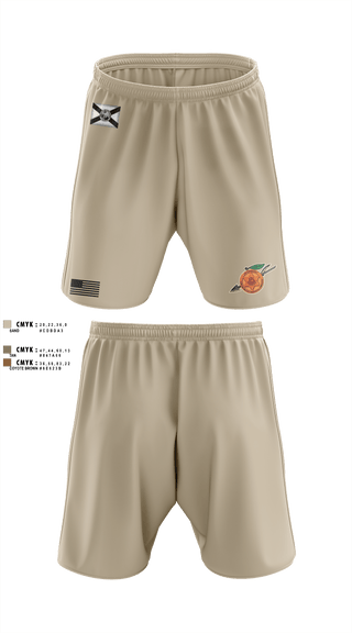 Athletic Shorts With Pockets, Seminole / Orange Crew, , Teamtime, Team time, sublimation, custom sports apparel, team uniforms, spirit wear, spiritwear, sports uniforms, custom shirts, team store, custom team store, fundraiser sports, apparel fundraiser