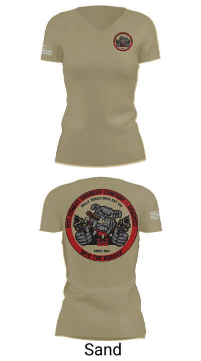 41st CEC-A 2239571 Women's Short Sleeve V-neck Shirt - 88