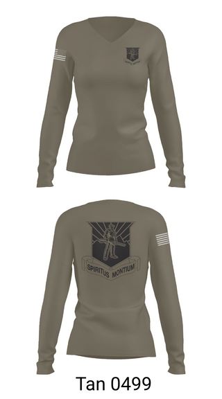 Womens Long Sleeve Vneck Shirt, WVU AROTC, , Teamtime, Team time, sublimation, custom sports apparel, team uniforms, spirit wear, spiritwear, sports uniforms, custom shirts, team store, custom team store, fundraiser sports, apparel fundraiser