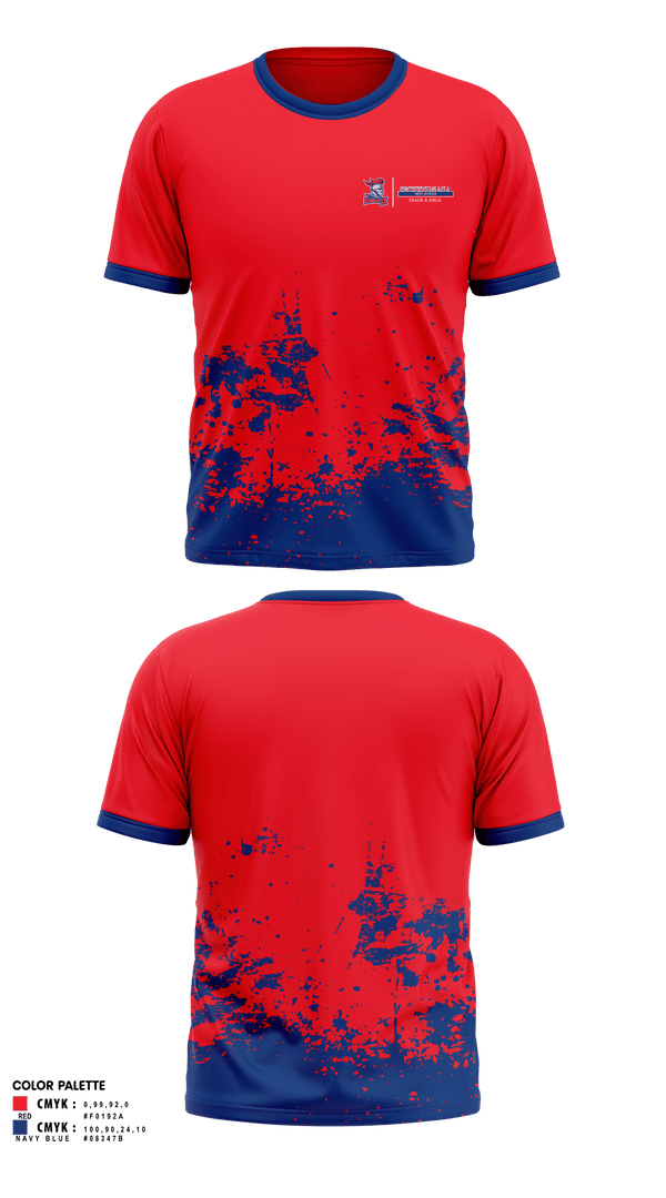 Short Sleeve Performance Shirt, Spotsylvania High School Track & Field, Track & Field, Teamtime, Team time, sublimation, custom sports apparel, team uniforms, spirit wear, spiritwear, sports uniforms, custom shirts, team store, custom team store, fundraiser sports, apparel fundraiser