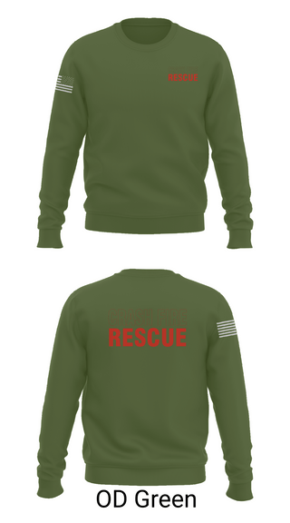 Crew Neck Sweatshirt, ISA Air base Fire Dept., Fire Department, Teamtime, Team time, sublimation, custom sports apparel, team uniforms, spirit wear, spiritwear, sports uniforms, custom shirts, team store, custom team store, fundraiser sports, apparel fundraiser