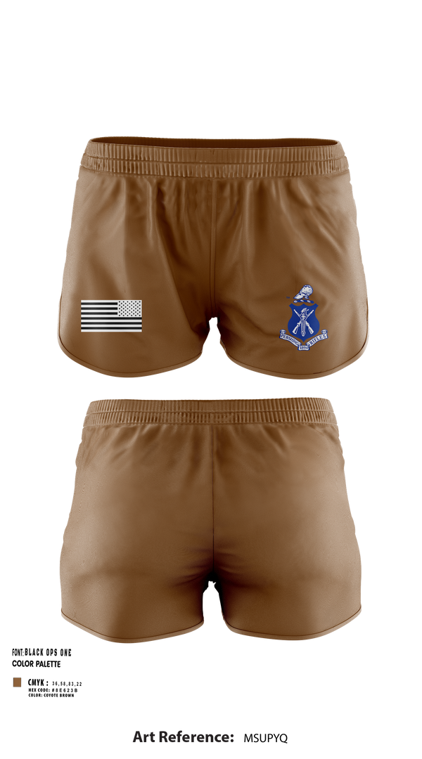 Ranger Panties, Pershing Rifles Troop L-1, , Teamtime, Team time, sublimation, custom sports apparel, team uniforms, spirit wear, spiritwear, sports uniforms, custom shirts, team store, custom team store, fundraiser sports, apparel fundraiser