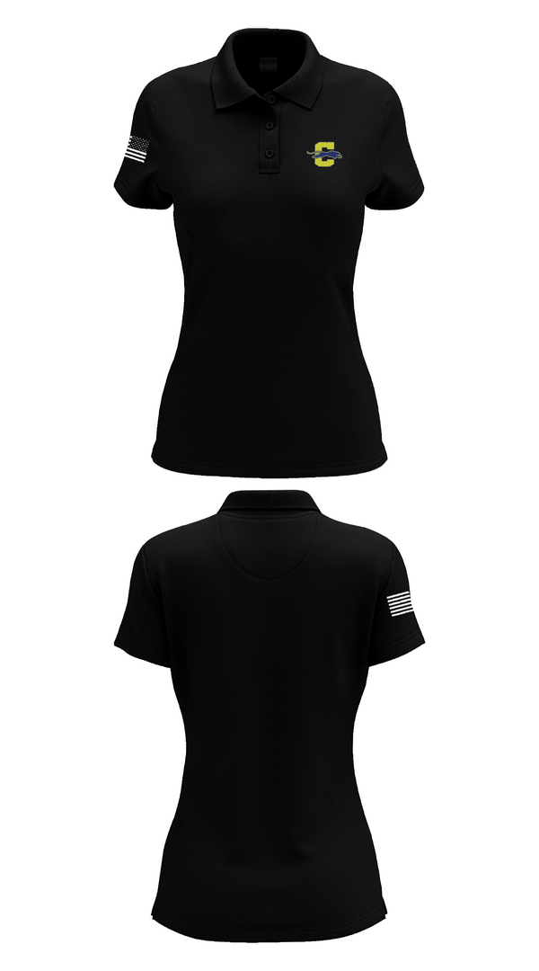 Womens Short Sleeve Performance Polo, Clay Panthers, Wrestling, Teamtime, Team time, sublimation, custom sports apparel, team uniforms, spirit wear, spiritwear, sports uniforms, custom shirts, team store, custom team store, fundraiser sports, apparel fundraiser