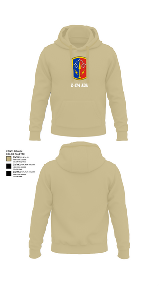 Hoodie, 2-174 ADA, Army, Teamtime, Team time, sublimation, custom sports apparel, team uniforms, spirit wear, spiritwear, sports uniforms, custom shirts, team store, custom team store, fundraiser sports, apparel fundraiser