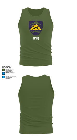 Tank Top, JFHQ, Army, Teamtime, Team time, sublimation, custom sports apparel, team uniforms, spirit wear, spiritwear, sports uniforms, custom shirts, team store, custom team store, fundraiser sports, apparel fundraiser