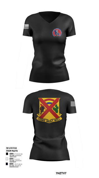 Womens Short Sleeve Vneck Shirt, Charley troop 2-108 CAV, , Teamtime, Team time, sublimation, custom sports apparel, team uniforms, spirit wear, spiritwear, sports uniforms, custom shirts, team store, custom team store, fundraiser sports, apparel fundraiser