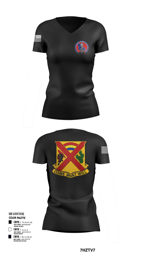 Womens Short Sleeve Vneck Shirt, Charley troop 2-108 CAV, , Teamtime, Team time, sublimation, custom sports apparel, team uniforms, spirit wear, spiritwear, sports uniforms, custom shirts, team store, custom team store, fundraiser sports, apparel fundraiser