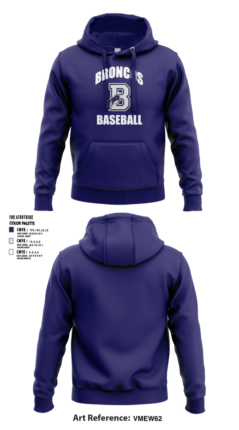 Hoodie, Burrillville High School Broncos Baseball, Baseball, Teamtime, Team time, sublimation, custom sports apparel, team uniforms, spirit wear, spiritwear, sports uniforms, custom shirts, team store, custom team store, fundraiser sports, apparel fundraiser
