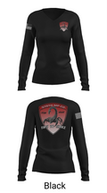 978th Military Police Company 16127103 Women's Long Sleeve V-neck Shirt - 37
