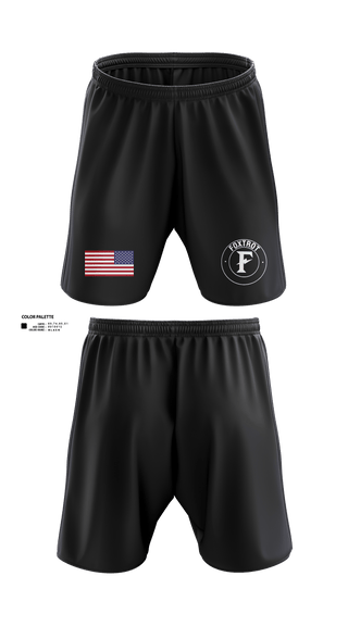 Athletic Shorts With Pockets, Foxtrot Company, , Teamtime, Team time, sublimation, custom sports apparel, team uniforms, spirit wear, spiritwear, sports uniforms, custom shirts, team store, custom team store, fundraiser sports, apparel fundraiser