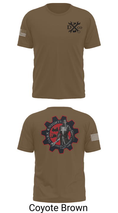 D Co. 2-158th AHB 37941019 Old School Cotton Feel Shirt - 10
