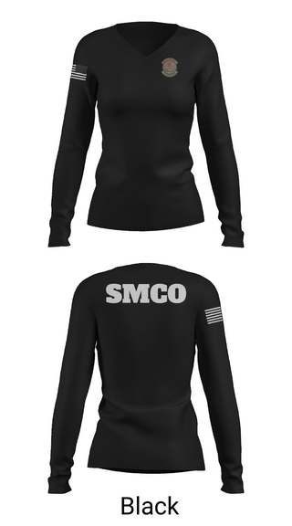 Womens Long Sleeve Vneck Shirt, SMCO, , Teamtime, Team time, sublimation, custom sports apparel, team uniforms, spirit wear, spiritwear, sports uniforms, custom shirts, team store, custom team store, fundraiser sports, apparel fundraiser