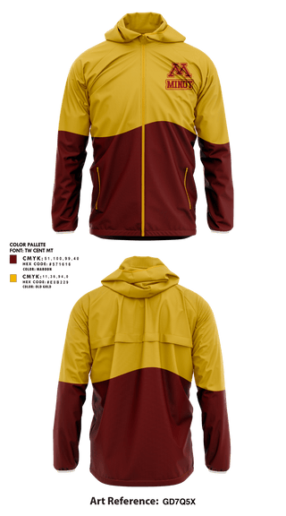 Windbreaker, Minot High Majettes Track & Field, Track & Field, Teamtime, Team time, sublimation, custom sports apparel, team uniforms, spirit wear, spiritwear, sports uniforms, custom shirts, team store, custom team store, fundraiser sports, apparel fundraiser