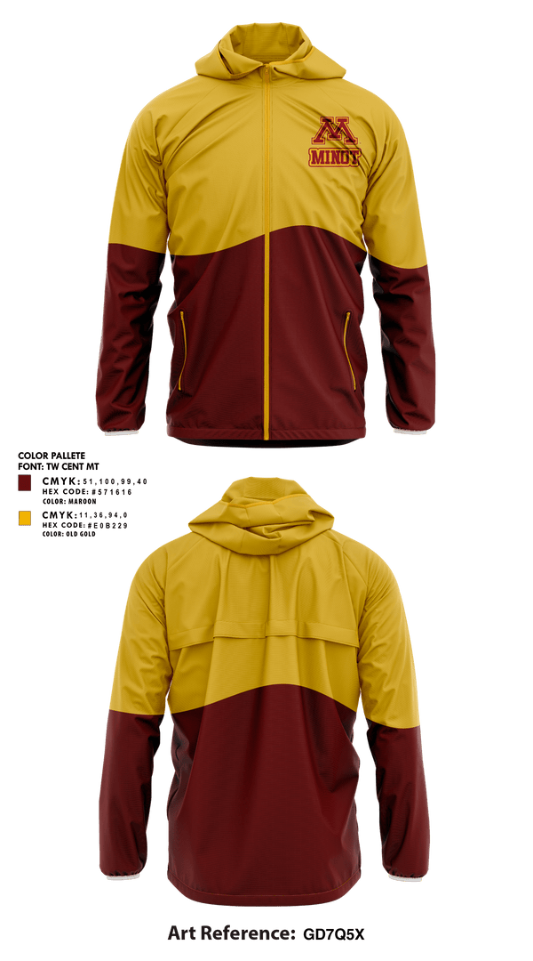Windbreaker, Minot High Majettes Track & Field, Track & Field, Teamtime, Team time, sublimation, custom sports apparel, team uniforms, spirit wear, spiritwear, sports uniforms, custom shirts, team store, custom team store, fundraiser sports, apparel fundraiser