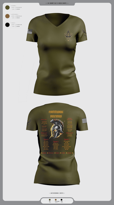 H2 52890180 Women's Short Sleeve V-neck Shirt - 1
