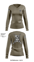 40th Military Police 36326836 Women's Long Sleeve V-neck Shirt - 32
