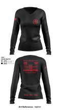 B 104th 60756364 Women's Long Sleeve V-neck Shirt - 10