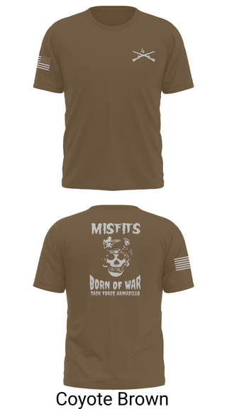 Old School Cotton Feel Shirt, 4th platoon misfits, Army, Teamtime, Team time, sublimation, custom sports apparel, team uniforms, spirit wear, spiritwear, sports uniforms, custom shirts, team store, custom team store, fundraiser sports, apparel fundraiser