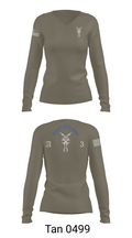 Apocalypse Platoon 49394201 Women's Long Sleeve V-neck Shirt - 77