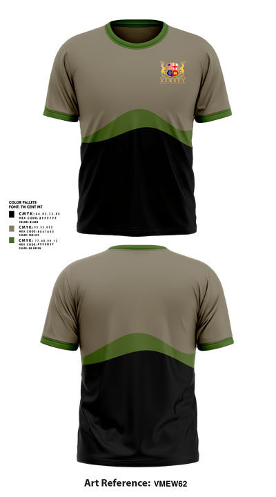 Kinsey 18916656 Short Sleeve Performance Shirt - 1