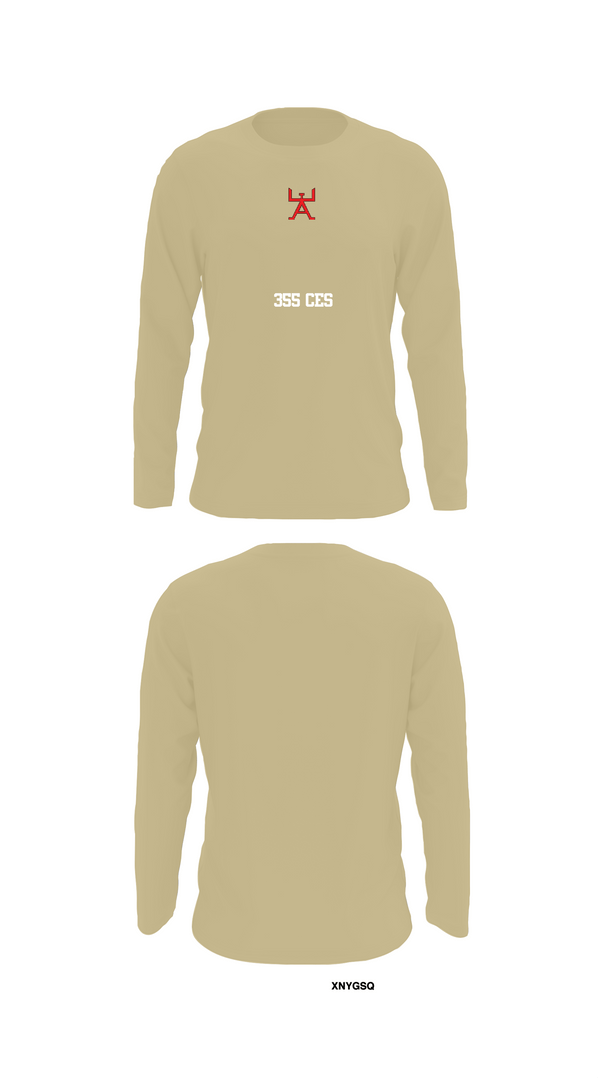 Long Sleeve Performance Shirt, 355 CES, Air Force, Teamtime, Team time, sublimation, custom sports apparel, team uniforms, spirit wear, spiritwear, sports uniforms, custom shirts, team store, custom team store, fundraiser sports, apparel fundraiser