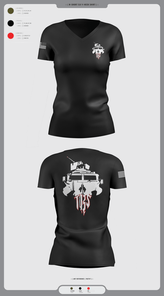 Womens Short Sleeve Vneck Shirt, The Basic School, Marines, Teamtime, Team time, sublimation, custom sports apparel, team uniforms, spirit wear, spiritwear, sports uniforms, custom shirts, team store, custom team store, fundraiser sports, apparel fundraiser