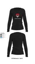 978th Military Police Company 16127103 Women's Long Sleeve V-neck Shirt - 22