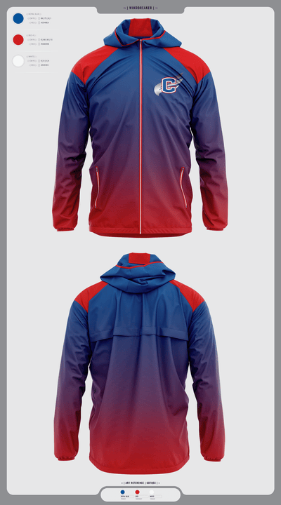 Cleveland Blue Raiders 65341867 Windbreaker - 2